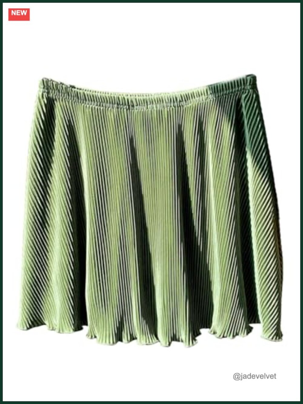 High Waist Mini Skirt Lettuce Trim Flowy Going Out Skirts